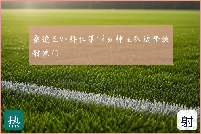 桑德兰vs拜仁第42分钟主队边锋挑射破门